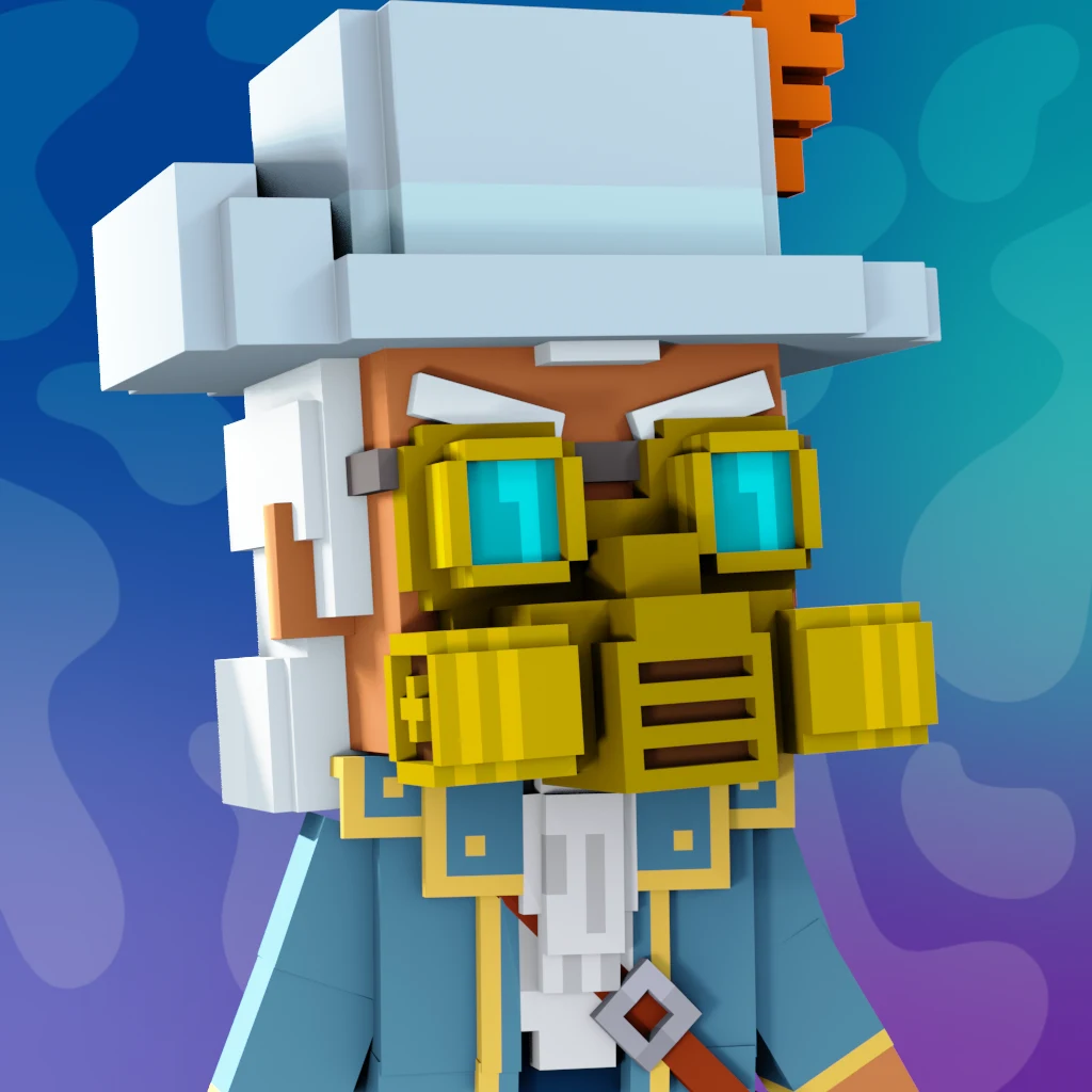 Pirate #5190 voxel render