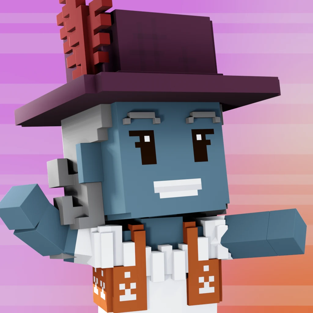 Pirate #5194 voxel render