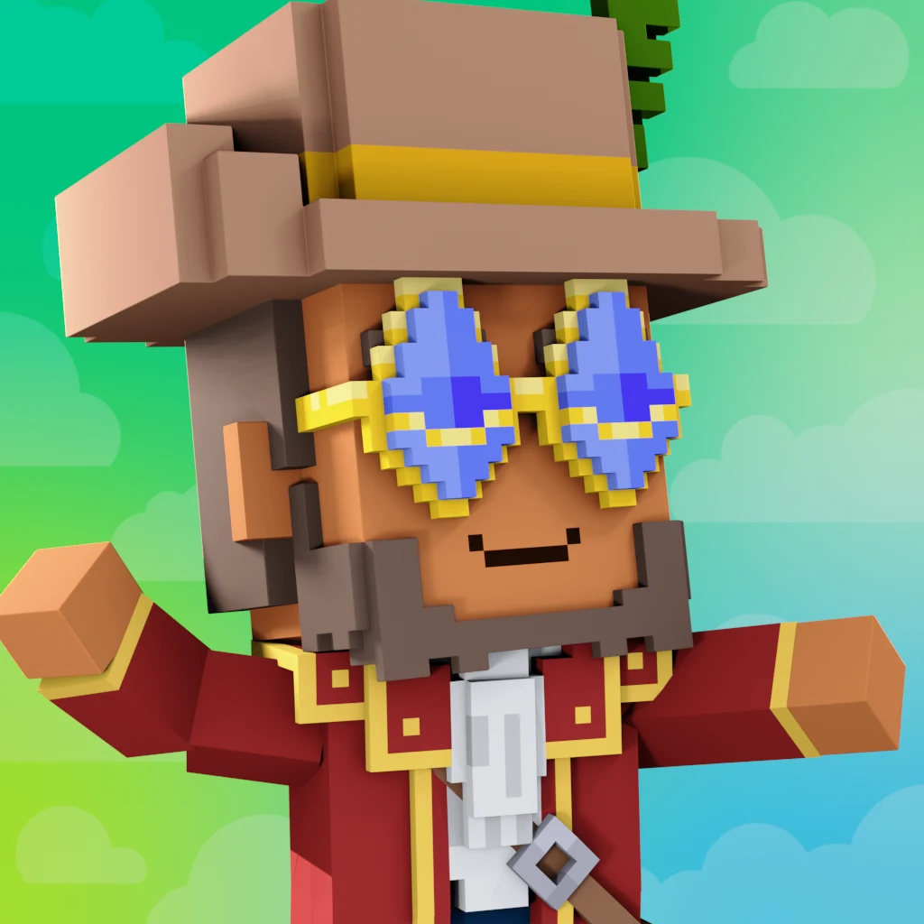Pirate #5197 voxel render