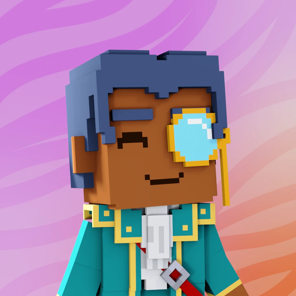 Pirate #5199 voxel render