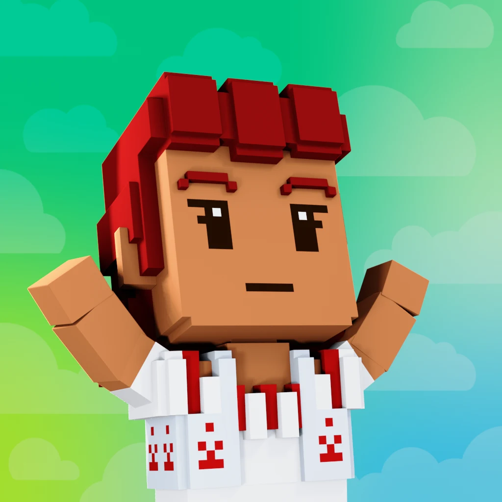 Pirate #520 voxel render