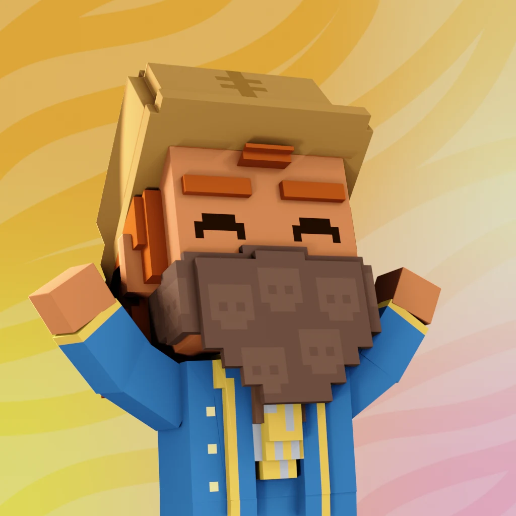 Pirate #5200 voxel render