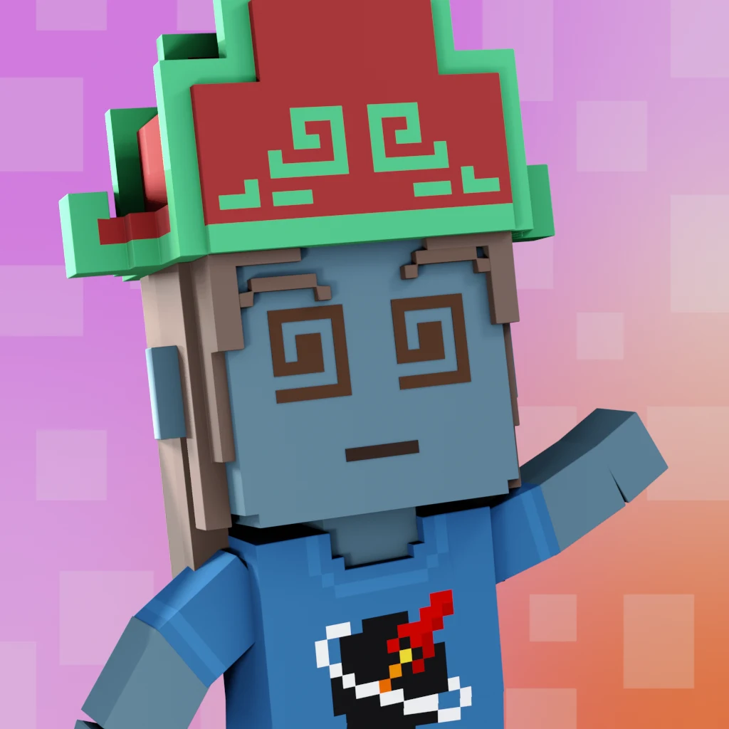 Pirate #5205 voxel render