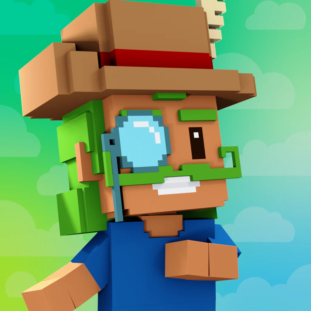 Pirate #5209 voxel render