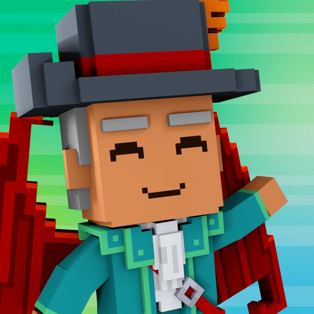 Pirate #5210 voxel render