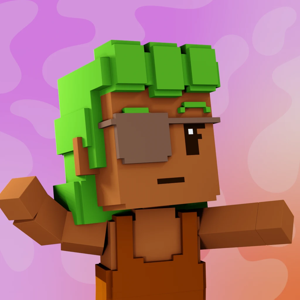 Pirate #5212 voxel render