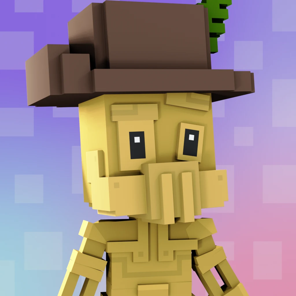 Pirate #5213 voxel render