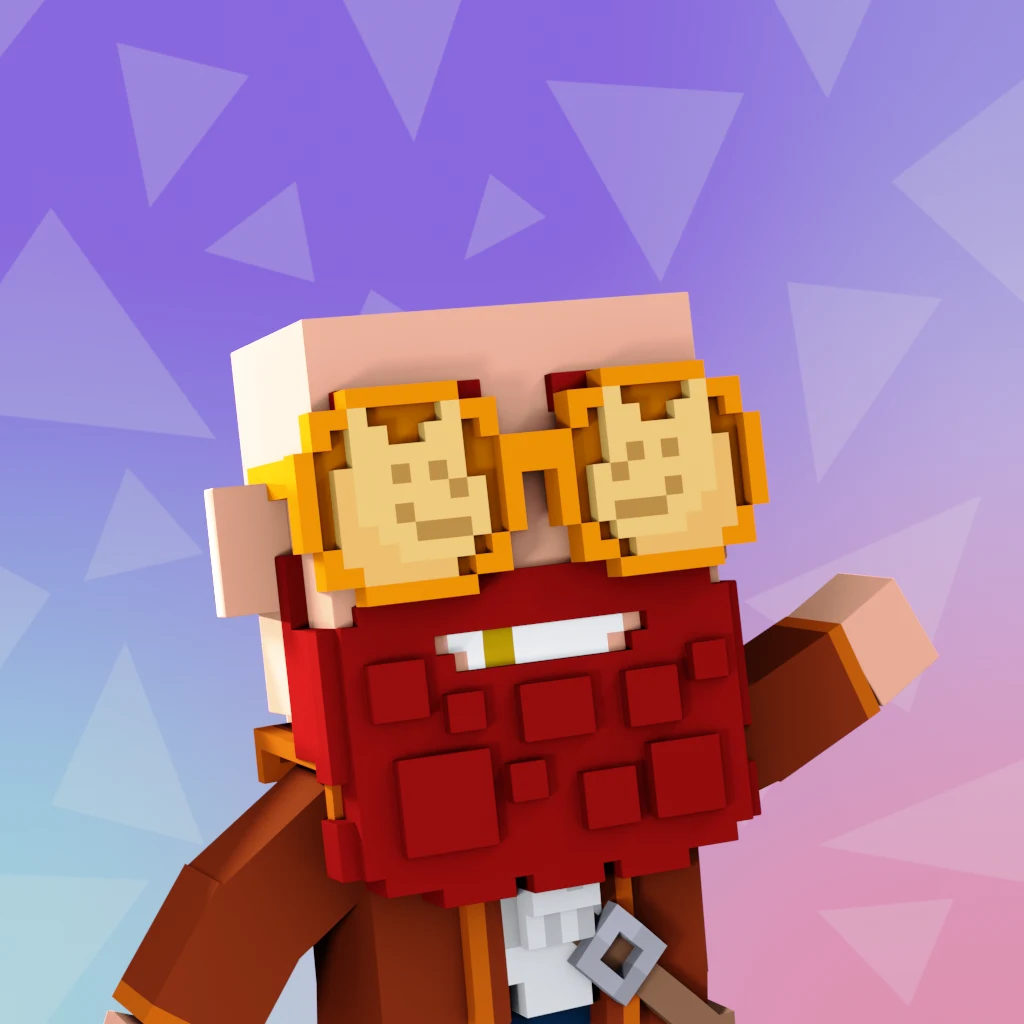 Pirate #5218 voxel render