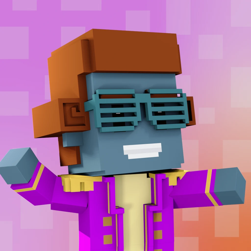 Pirate #522 voxel render