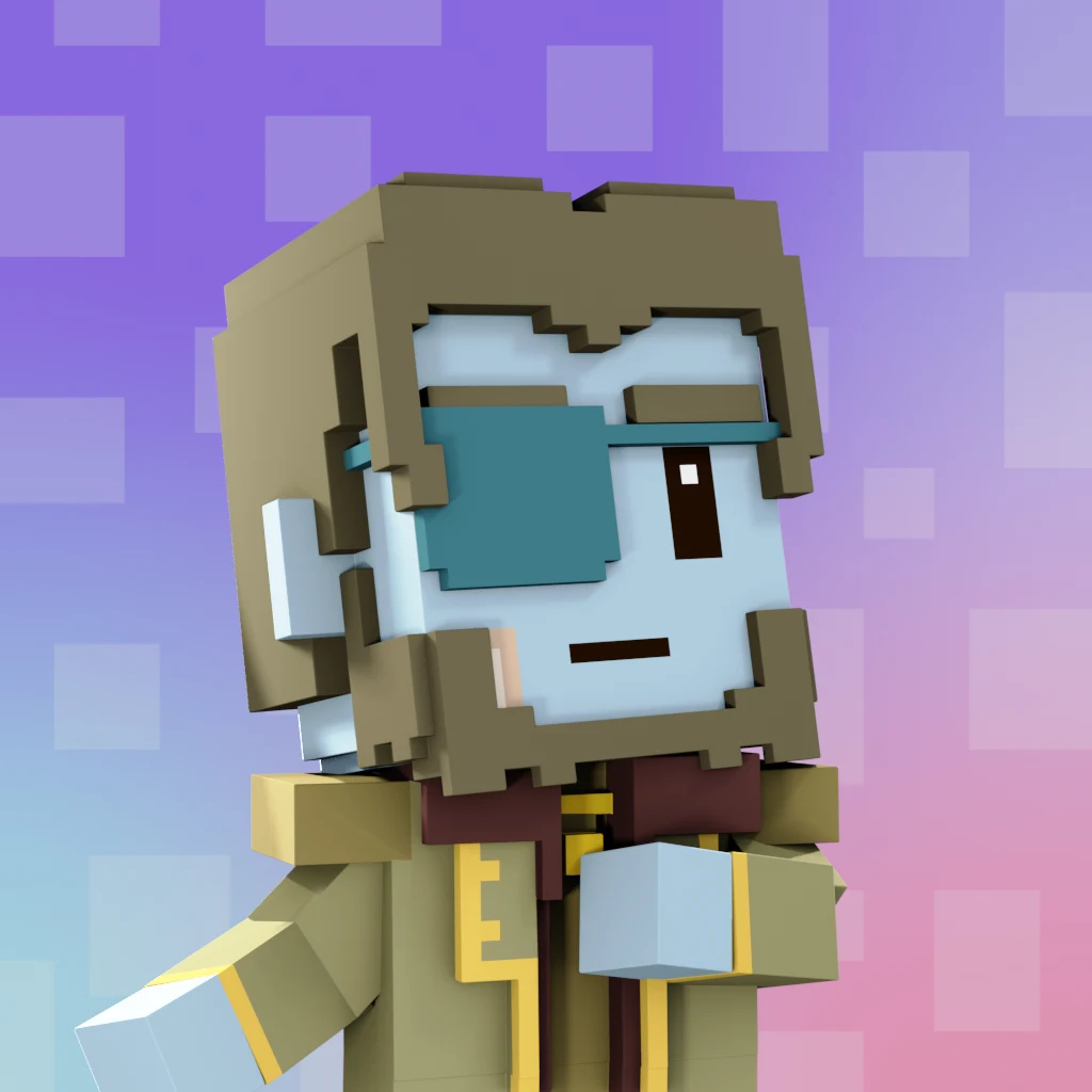 Pirate #5224 voxel render
