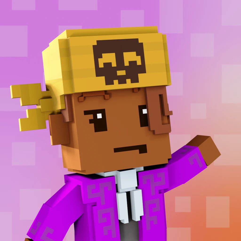 Pirate #5225 voxel render