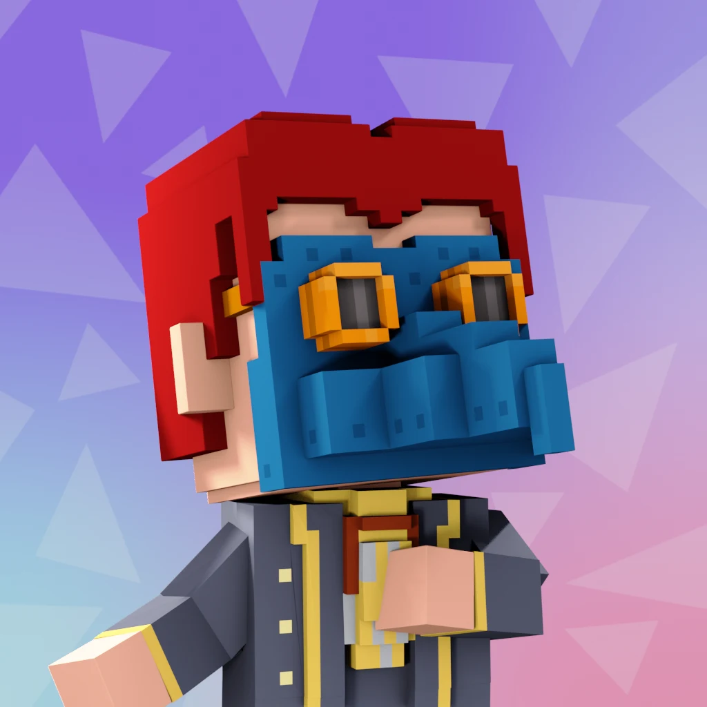 Pirate #5228 voxel render