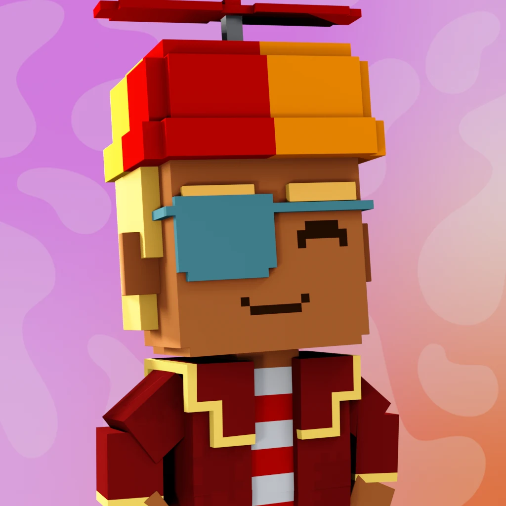 Pirate #5231 voxel render