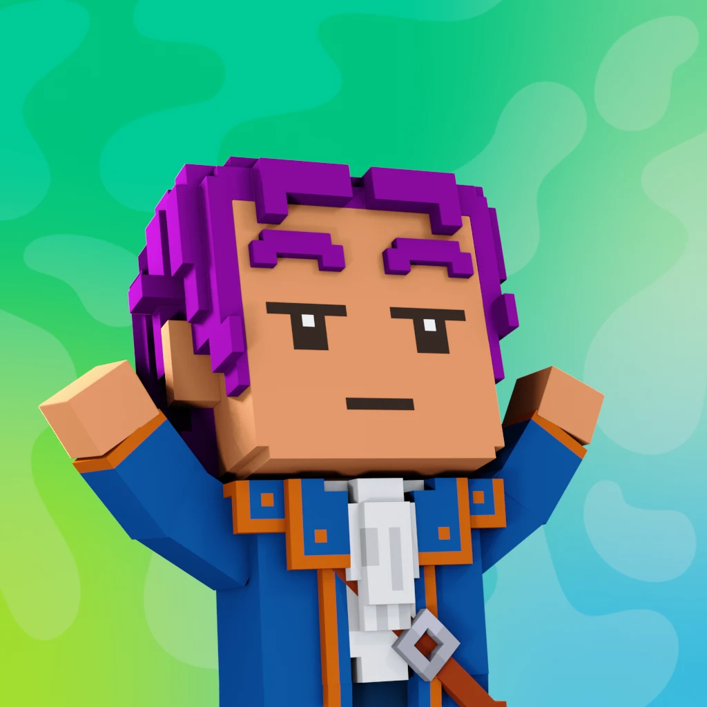 Pirate #5232 voxel render