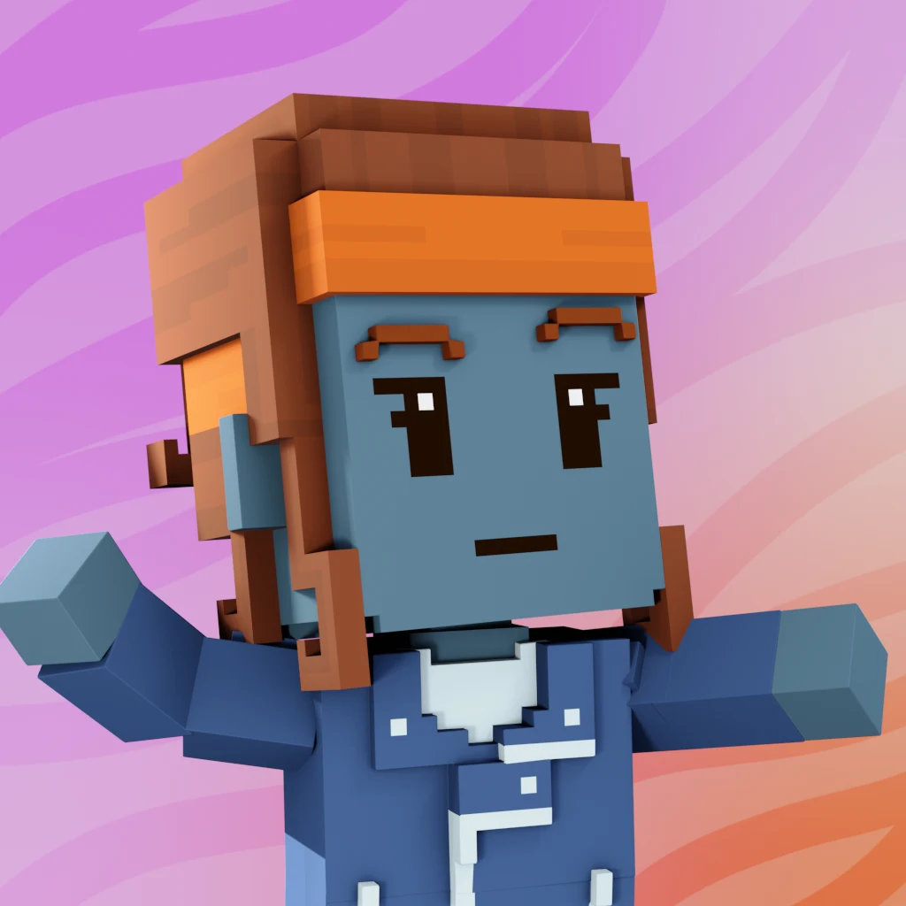 Pirate #5237 voxel render