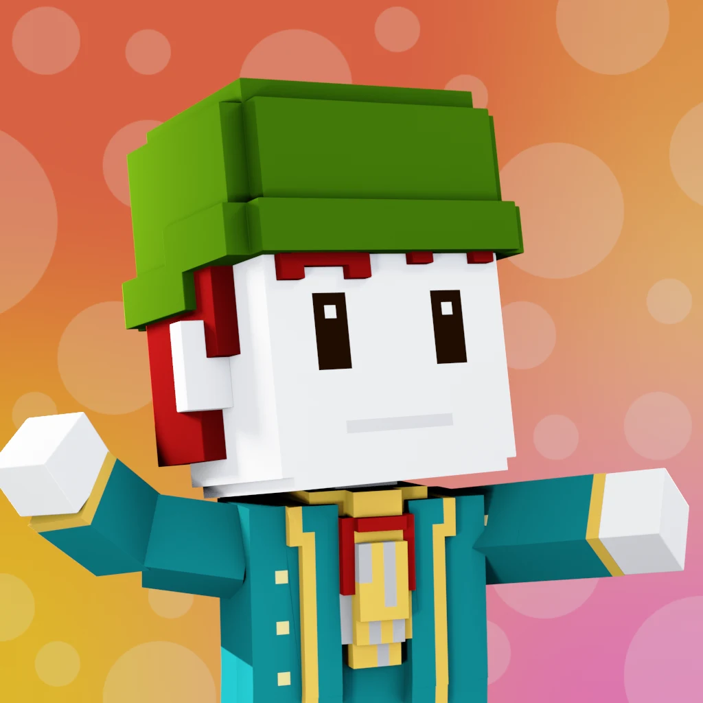 Pirate #5238 voxel render
