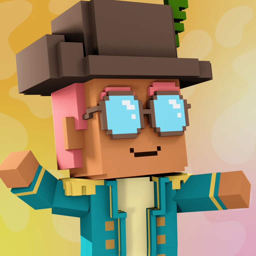 Pirate #5239 voxel render