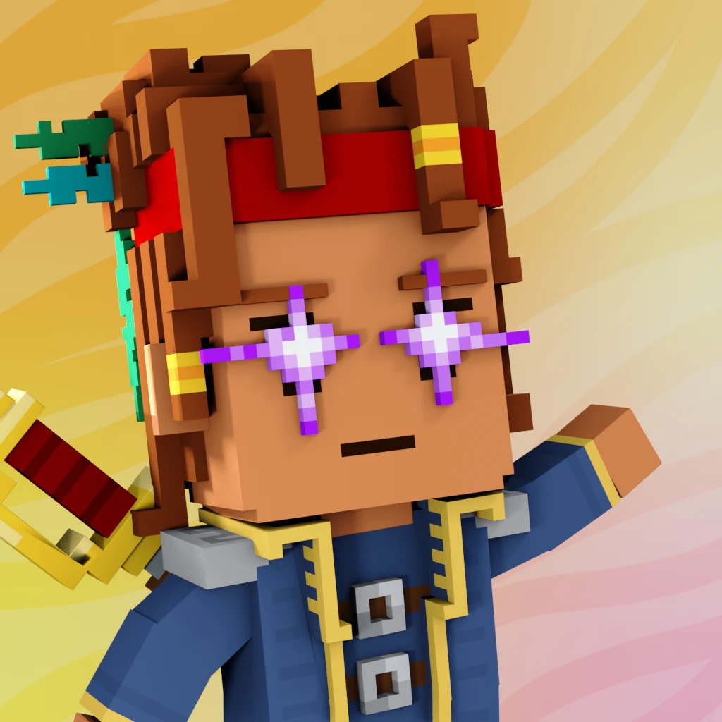Pirate #5241 voxel render