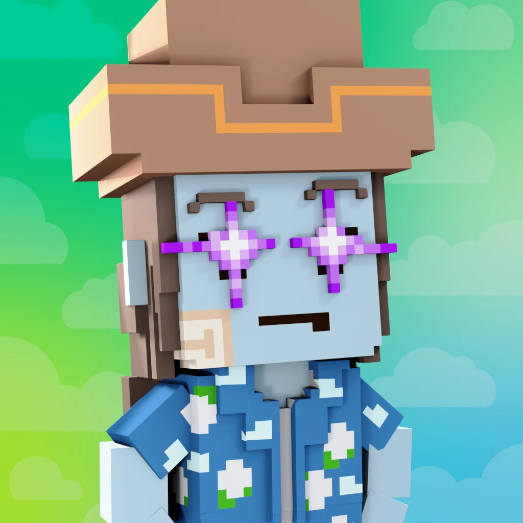 Pirate #5242 voxel render