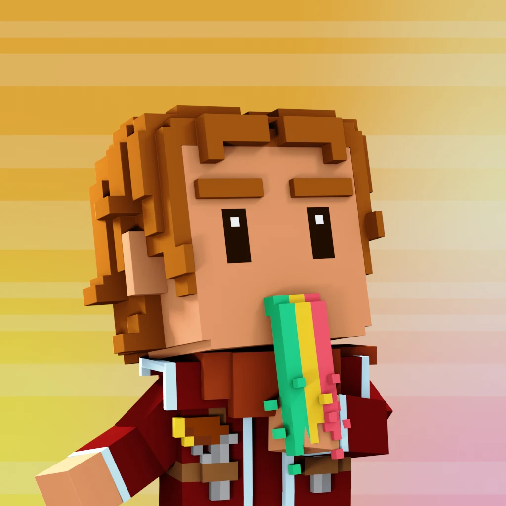 Pirate #5244 voxel render