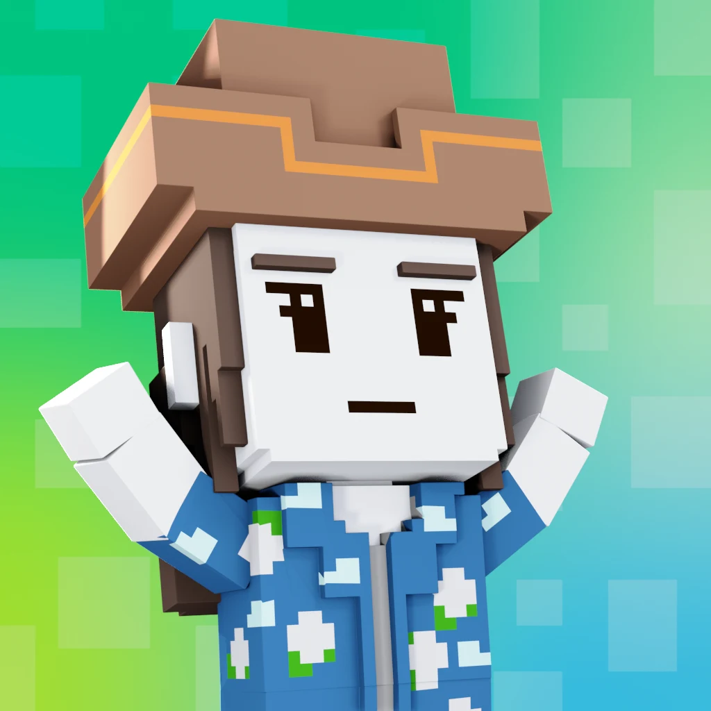 Pirate #5247 voxel render