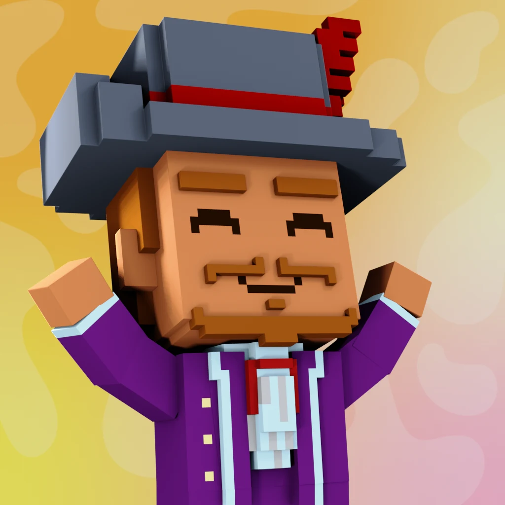 Pirate #5249 voxel render