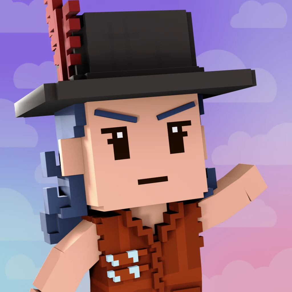 Pirate #525 voxel render