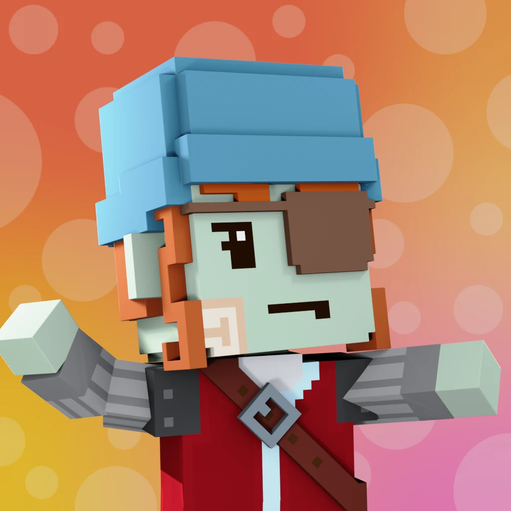 Pirate #5250 voxel render
