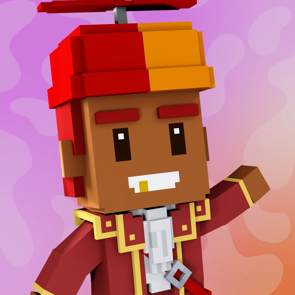 Pirate #5254 voxel render