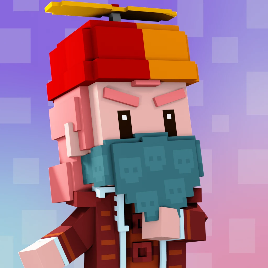 Pirate #5255 voxel render