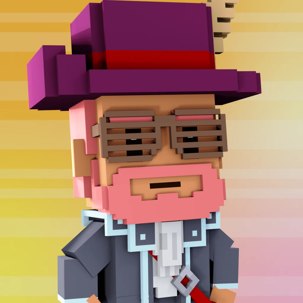 Pirate #5257 voxel render