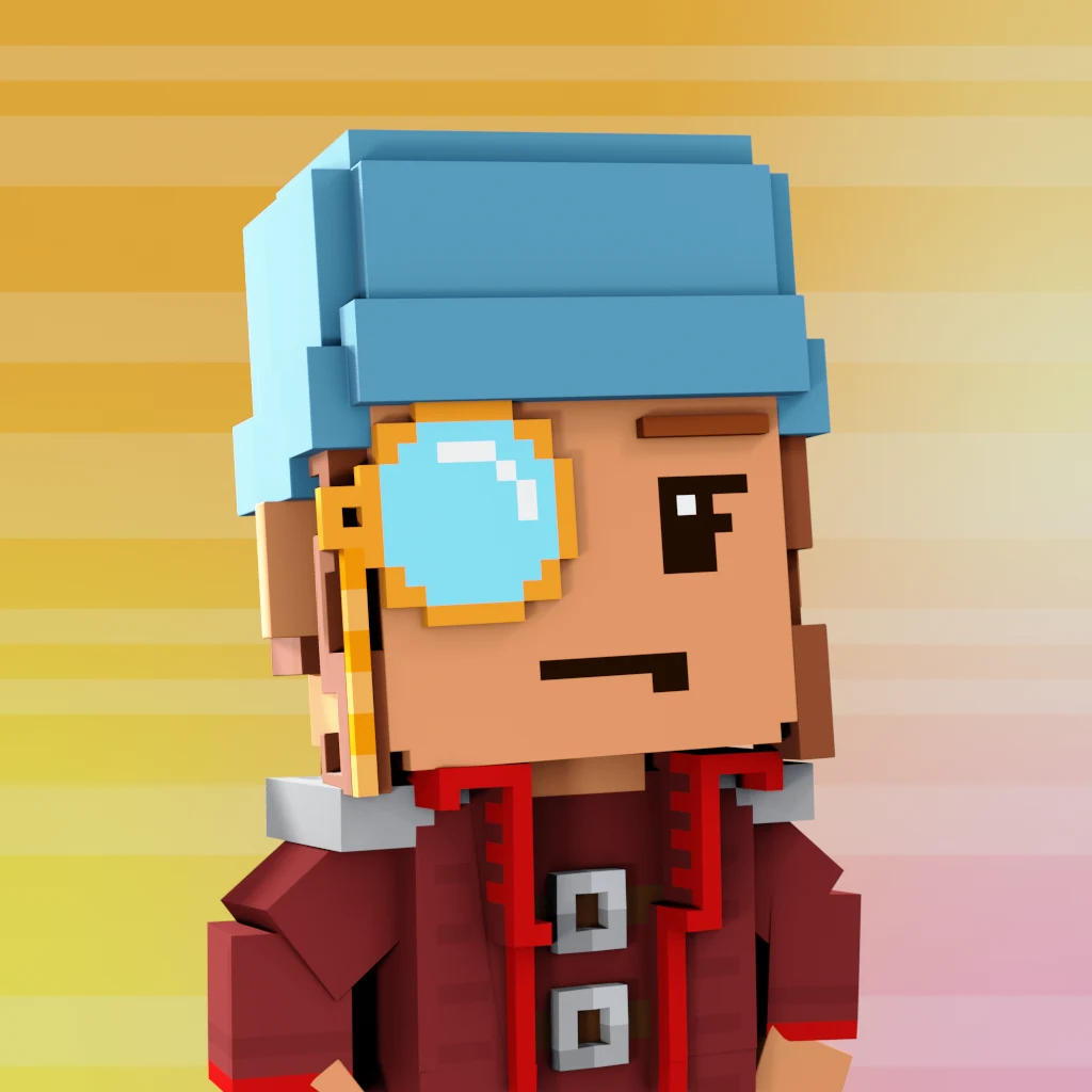 Pirate #5259 voxel render