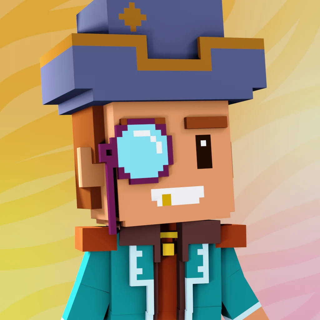 Pirate #5261 voxel render