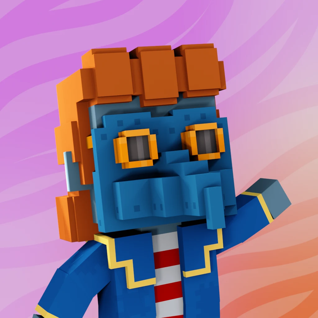 Pirate #5263 voxel render