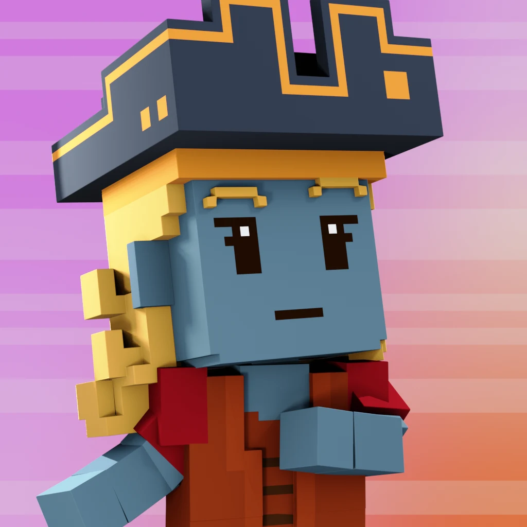 Pirate #5266 voxel render