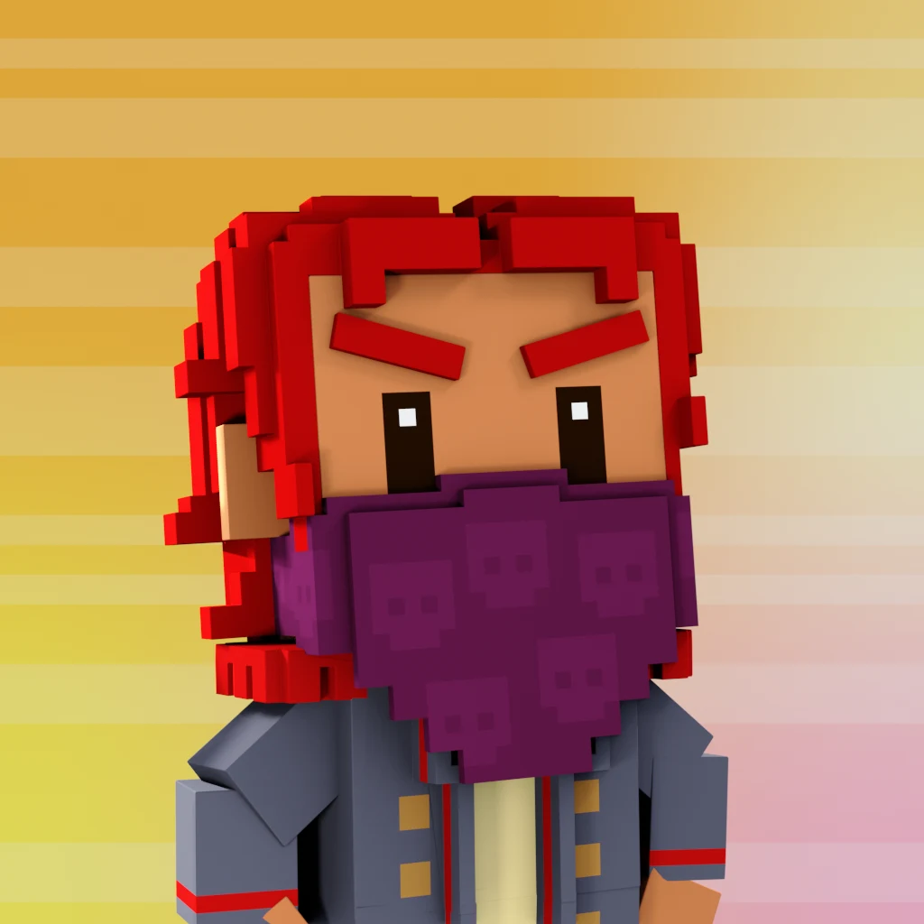 Pirate #5270 voxel render