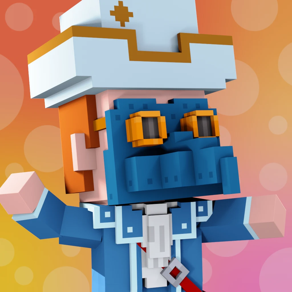 Pirate #5271 voxel render