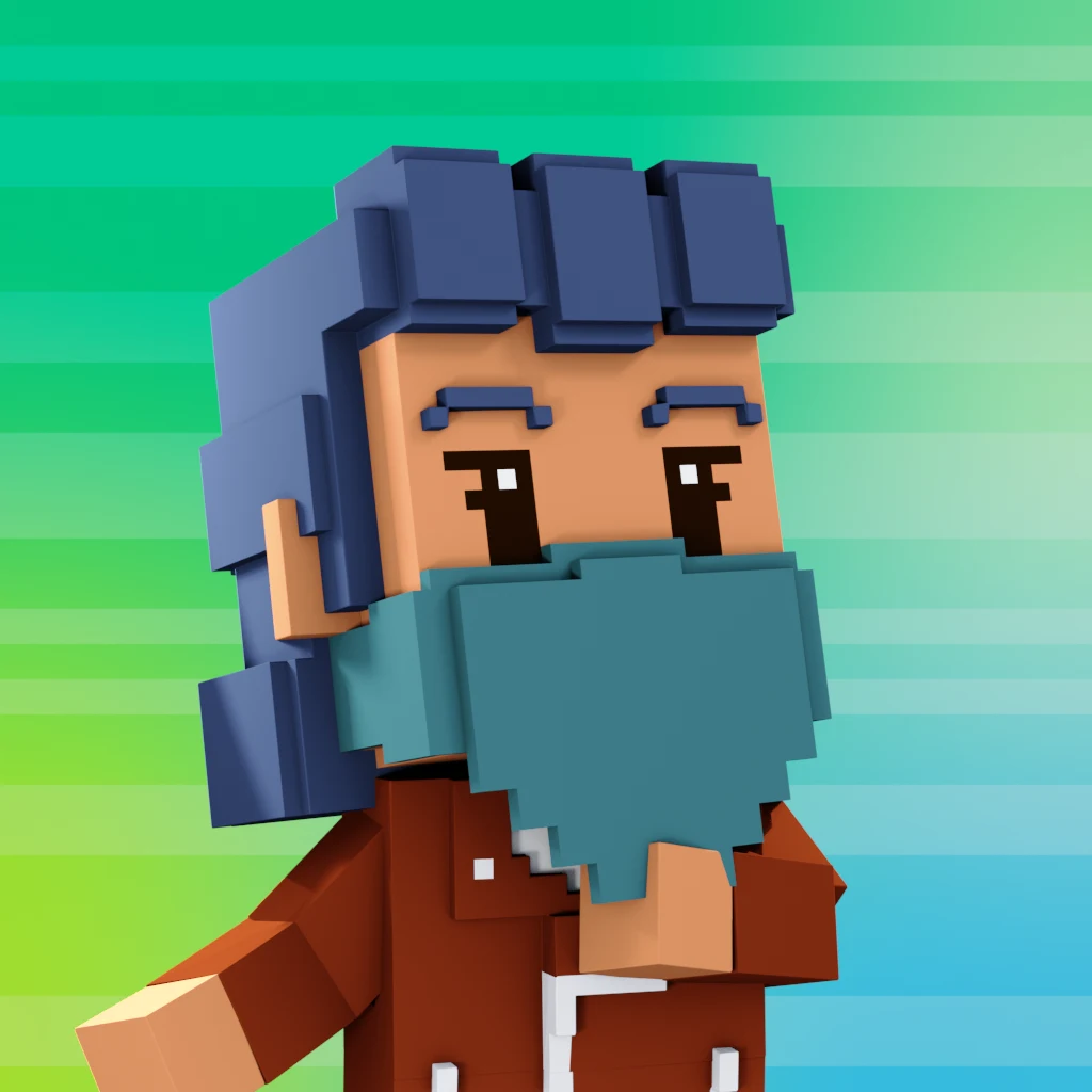 Pirate #5272 voxel render