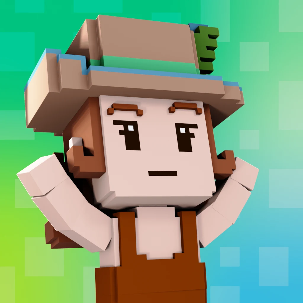 Pirate #5274 voxel render