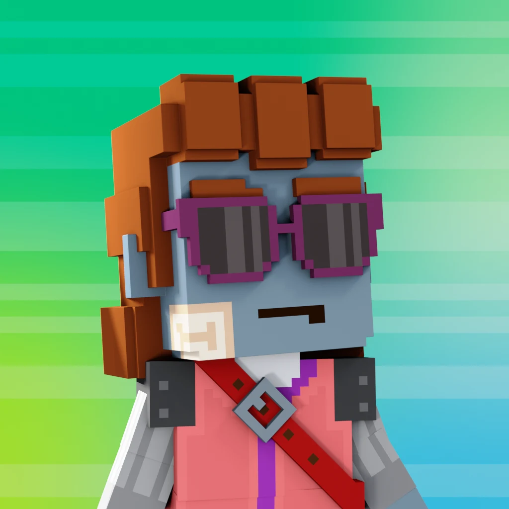 Pirate #5279 voxel render