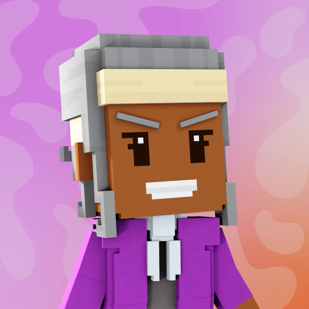 Pirate #528 voxel render