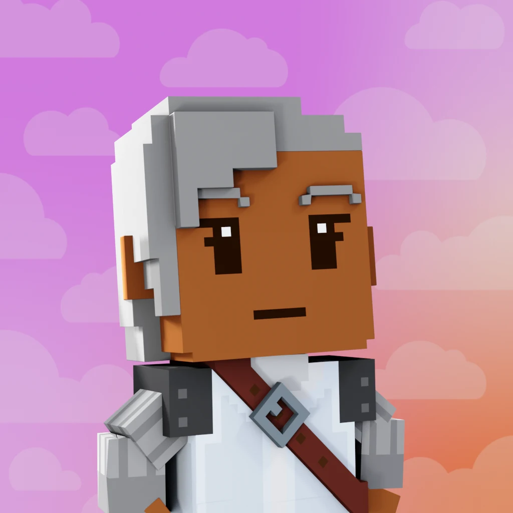 Pirate #5280 voxel render