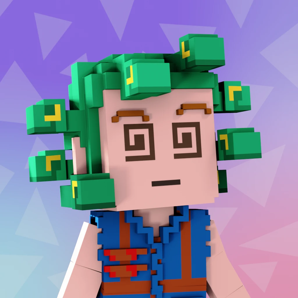 Pirate #5284 voxel render