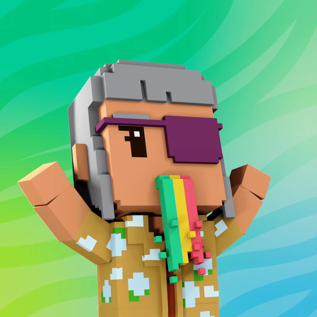 Pirate #5285 voxel render