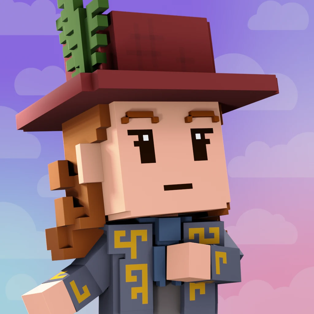 Pirate #5288 voxel render