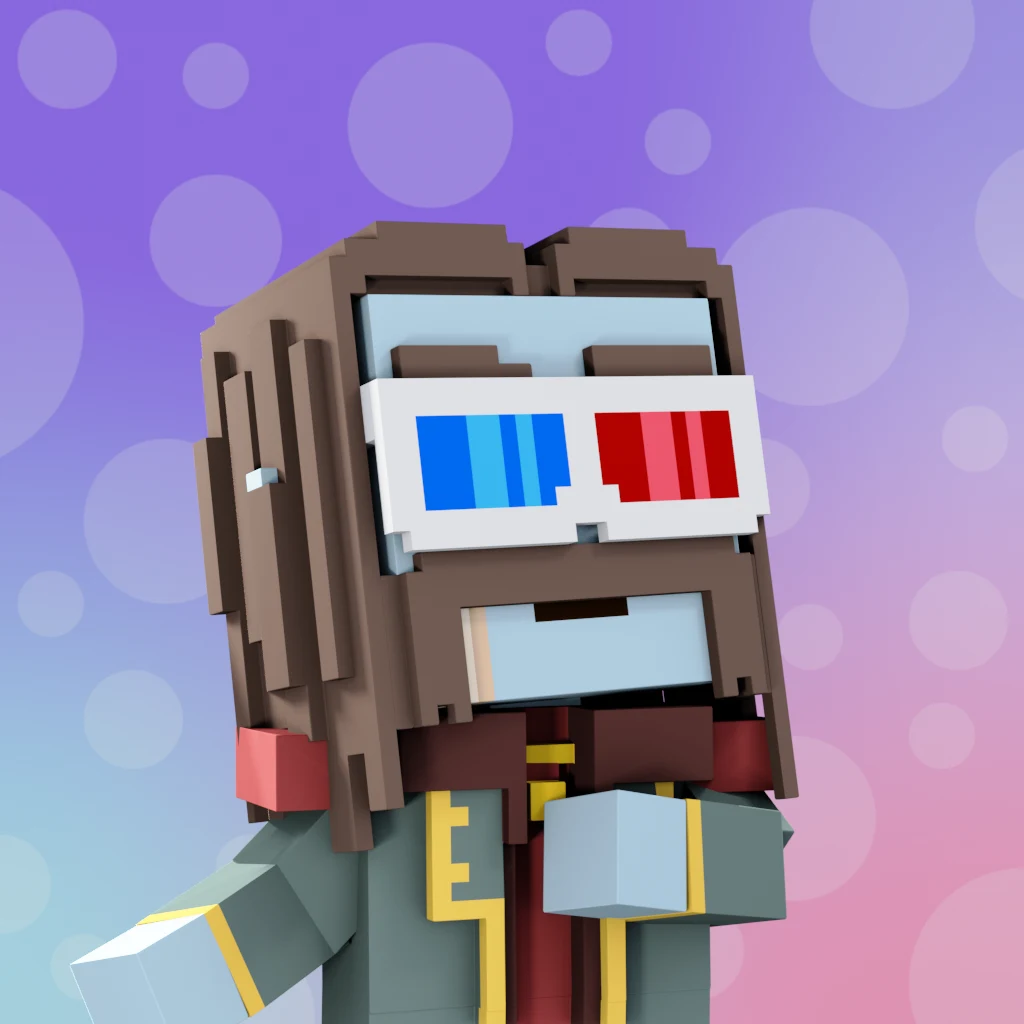Pirate #5289 voxel render
