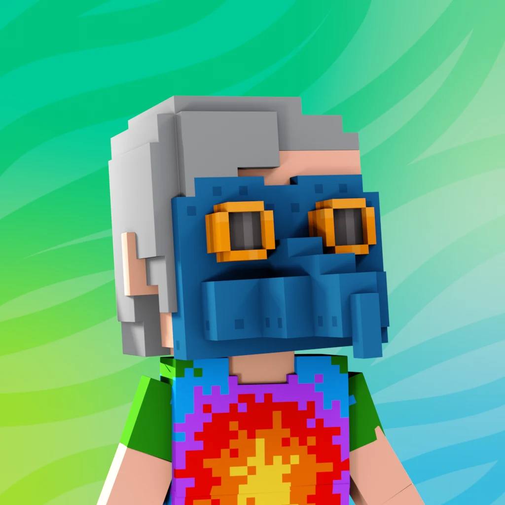 Pirate #5293 voxel render