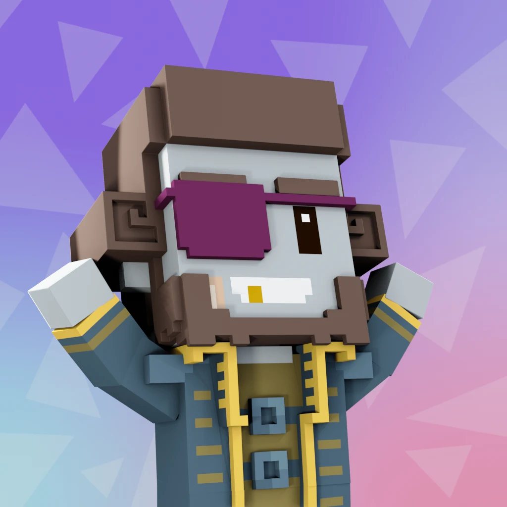 Pirate #5298 voxel render