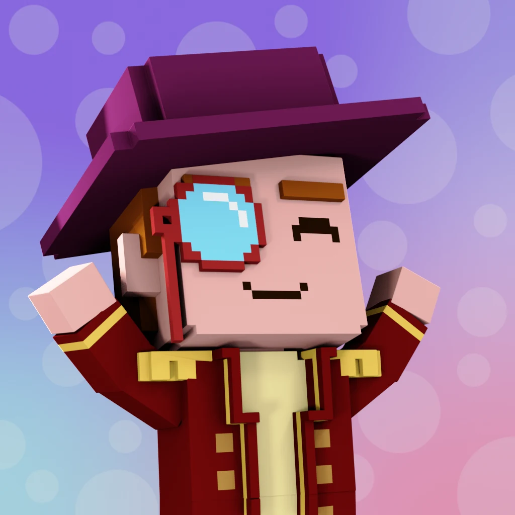 Pirate #5299 voxel render