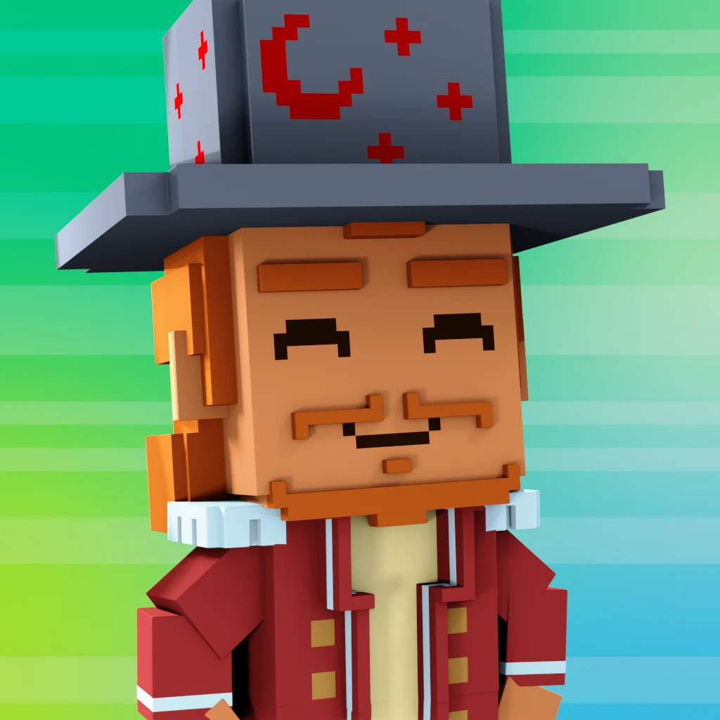 Pirate #53 voxel render
